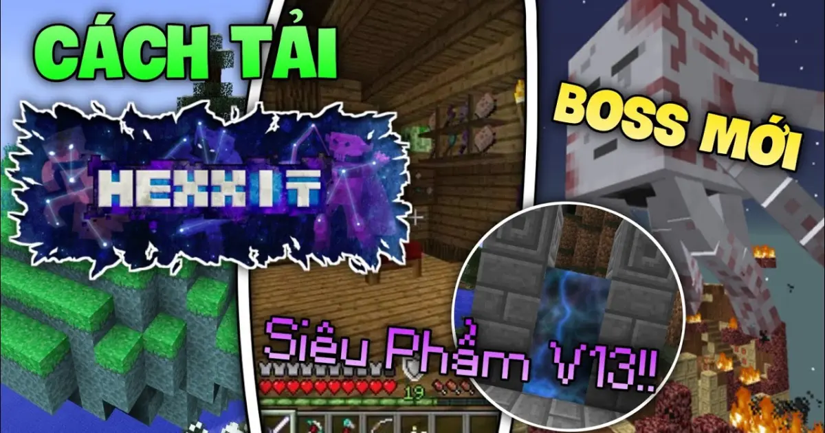 Addon Mod Hexxit V C C Hay Cho Minecraft Pe M I Nh T Boss M I