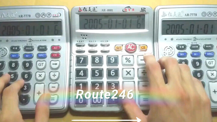 [Chơi nhạc bằng máy tính bỏ túi] Nogizaka46 - Route 246