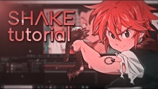 Shake tutorial (After Effects)