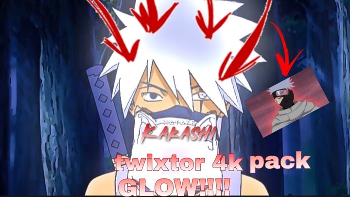 Kakashi Hatake twixtor GLOW 4K!!!!