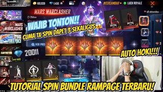 TUTORIAL SPIN BUNDLE RAMPAGE TERBARU!! AUTO HOKII 100% LANGSUNG DAPET😱