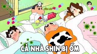 Cả Nhà Shin Bị Ốm | Shin Cậu Bé Bút Chì | #CHIHEOXINH