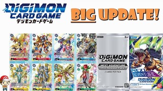 BIG Next Adventure Update (BT7)! PreRelease Promos, Campaign Rares & Gold Cards! (Digimon TCG News)