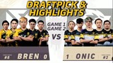 ONIC vs BREN Highlights | (FILIPINO) MPL-PH S8 Week 4 Day 2 | MLBB