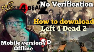 LEFT 4 DEAD 2 | How to download The Left 4 Dead 2 [Mobile Version] |(Tutorial + Gameplay)BrenanVlogs