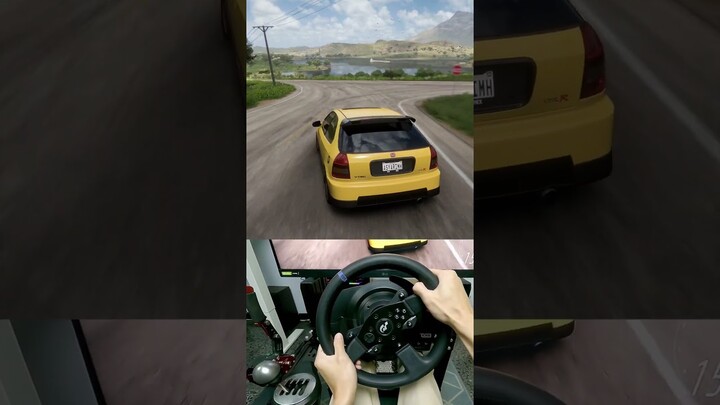 Civic EK9 VTEC Sound #short #fh5 #steeringwheel #automobile #civictyper #civic #vtec #forzahorizon5