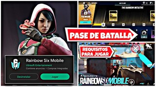 COMO SE PODRÁ DESCARGAR RAINBOW SIX MOBILE! REQUISITOS PARA JUGAR Y PASE DE BATALLA