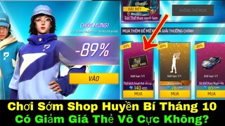 [Free Fire]/Chơi Sớm Shop Huyền Bí Tháng 10 Phong Cách Trend Cực Ngon