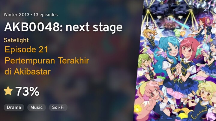 AKB0048 - 21 Sub Indo - Pertempuran Terakhir di Akibastar 決戦アキバスター