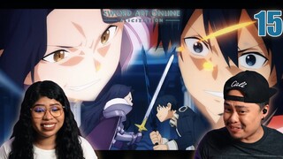 KIRITO VS FANATIO! THE GREATEST FIGHT! Sword Art Online Season 3 Episode 15 Reaction