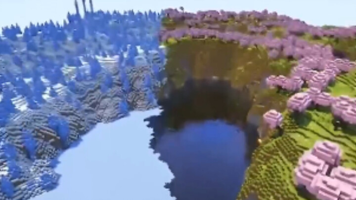 A beautiful fairyland-like seed for Minecraft 1.20.