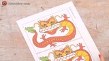 Dragon pop up card