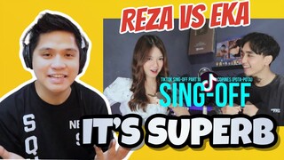 SING-OFF TIKTOK SONGS Part III (Papi Chulo, Pota Pota, Terpesona) REZA DARMAWANGSA vs Mirriam Eka