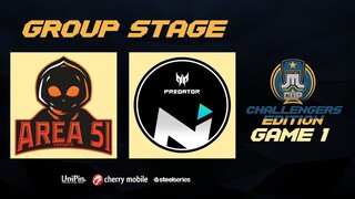 Just ML Cup Challenger's Edition NXP Area51 vs NXP Solid Game 1 (BO3) | Just ML Mobile Legends