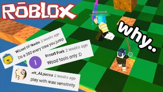 Doing Your Challenges! | Roblox Skywars
