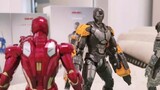 [Animasi Stop Motion Meow] 20.000 Explosive Fighting Iron Man VS Kamen Rider