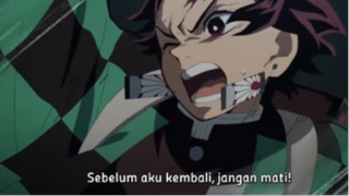 Tanjirou dilempar iblis 12 bulan