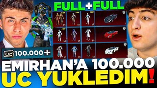 EMİRHAN KURİ'NİN HESABINA 100.000 UC YÜKLEDİM! (GERÇEK??) PUBG Mobile