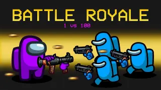 Lucky Block Battle Royale in Modded Among Us
