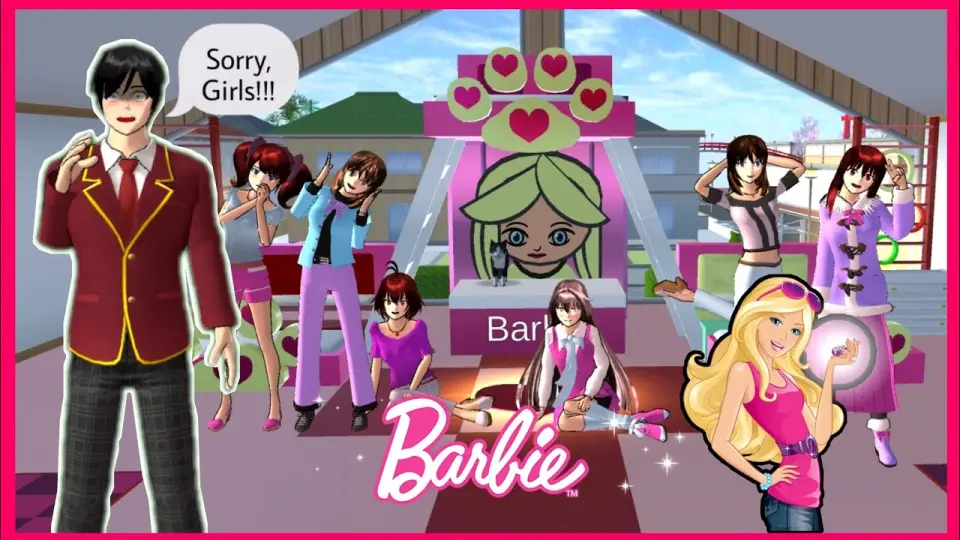New Update Version  Fantasy Dream Big Barbie Bedroom in Girl's House in  Sakura School Simulator - Bilibili