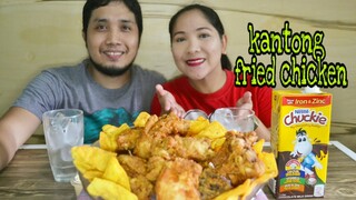 Vlog#6: Fried Chicken Mukbang (Kantong Fried Chicken)  with Overload Cheese and Nachos