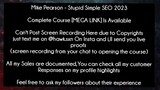Mike Pearson - Stupid Simple SEO 2023 course download