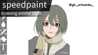 (speedpaint) drawing anime style