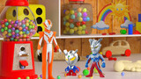Video đồ chơi giáo dục sớm giác ngộ cho trẻ em: Little Ciro Ultraman giáo dục các cậu chủ nhỏ không 