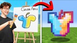 Any Item I Paint in Real Life, I Get in Minecraft