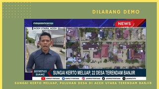 Sungai Kerto Meluap, Banjir Melanda 22 Desa