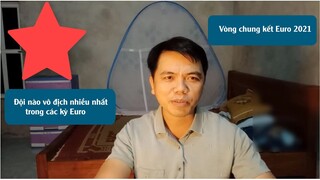 Vòng chung kết Euro 2021 #1 I Có bao nhiêu đội I Ai là đội vô địch nhiều nhất qua các kỳ Euro