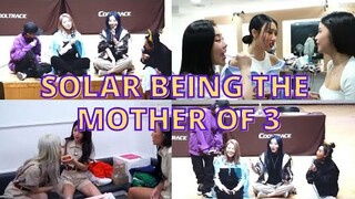 Solar being a mother of 3 (BEST LEADER OF MAMAMOO)