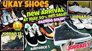 NEW ARRIVAL at may 50% off! JORDANS at iba pa!DAMI SOLID!ukay shoes divino building anonas