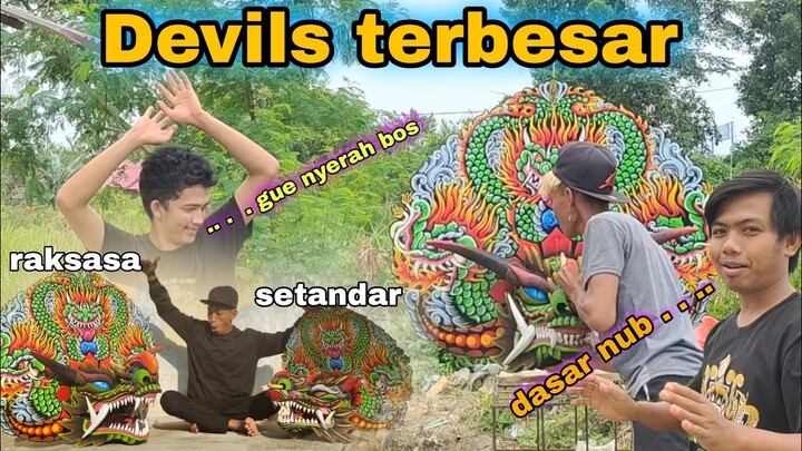 BARONG DEVILS TERBESAR PASANG JAMANG, HASILNYA LUAR BIASA, SEREM BANGET!!!