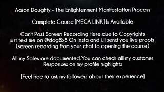 Aaron Doughty Course The Enlightenment Manifestation Process download