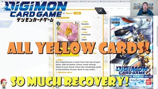 ALL The Yellow Digimon Revealed from Booster 1.0 - Delete Without Attacking! (1stEnglish Set!)