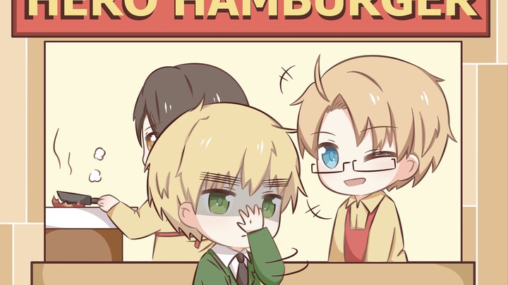 【Animation】【Hetalia: Axis Powers】Ordering in British accent