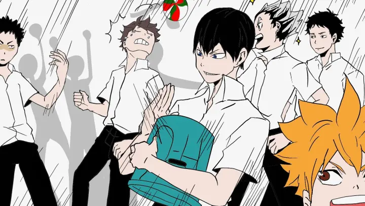 Clean time for the crew of Haikyuu!!