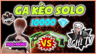 [ Free Fire ] Học Mõm Gạ Ichi Kèo 10000💎 Solo Oneshot M500 Với Lục Bạc Và Cái Kết - Học Mõm