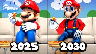 【SMG4/Transfer】Mario vào năm 2030 sẽ là…
