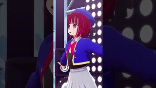 【重曹ちゃん】有馬かなちゃんも「アイドル/YOASOBI」のＭＶのダンス踊ってみた?!【推しの子MMD】#Shorts