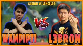 WAMPIPTI VS L3BRON (GUSION VS LANCELOT) | DINAYA SI L3BRON?? | MLBB GAMEPLAY!