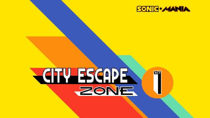 Sonic Mania - City Escape Zone