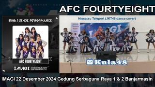 AFC Fourtyeight - Hissatsu Teleport (JKT48 dance cover) at event IMAGI