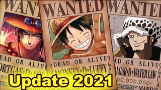 All One Piece Characters by Bounty | Update 2021