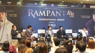 Rampant movie Press Conference in Singapore November 2018 #HYUNBIN #KIMTAEPYUNG #BINNIE