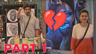 karan kundrra tejasswi prakash bigg boss 15  l रियल लव वीडियो l big boss Love story l Part 1