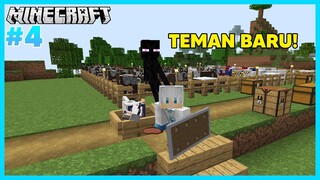 LIHAT! TEMAN BARUKU MAHLUK HALUS! - Minecraft Survival #4