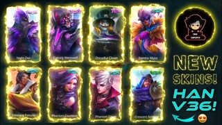 Unlock All Upcoming Skins For Free! Mobile Legends Bang Bang 2021 Han V36! • Chourosawa