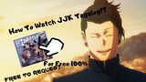 Where/How To Watch JujutsuKaisen Tagalog Dub For Free